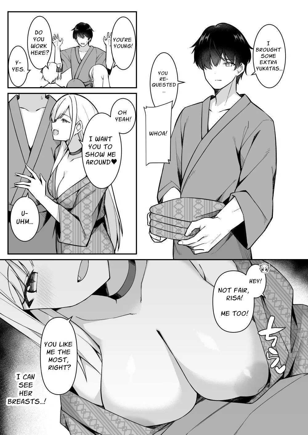 Gals on a Hot-spring Inn Trip are Shown Who's Boss by their Big Dick Waiter page 7