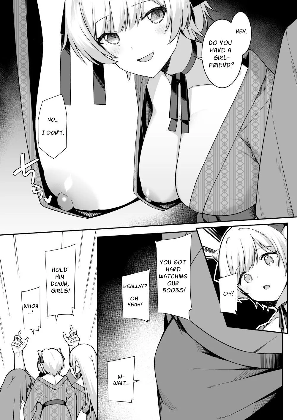 Gals on a Hot-spring Inn Trip are Shown Who's Boss by their Big Dick Waiter page 8
