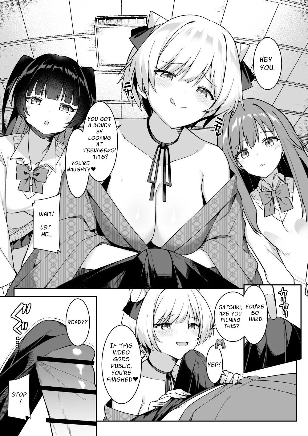 Gals on a Hot-spring Inn Trip are Shown Who's Boss by their Big Dick Waiter page 9