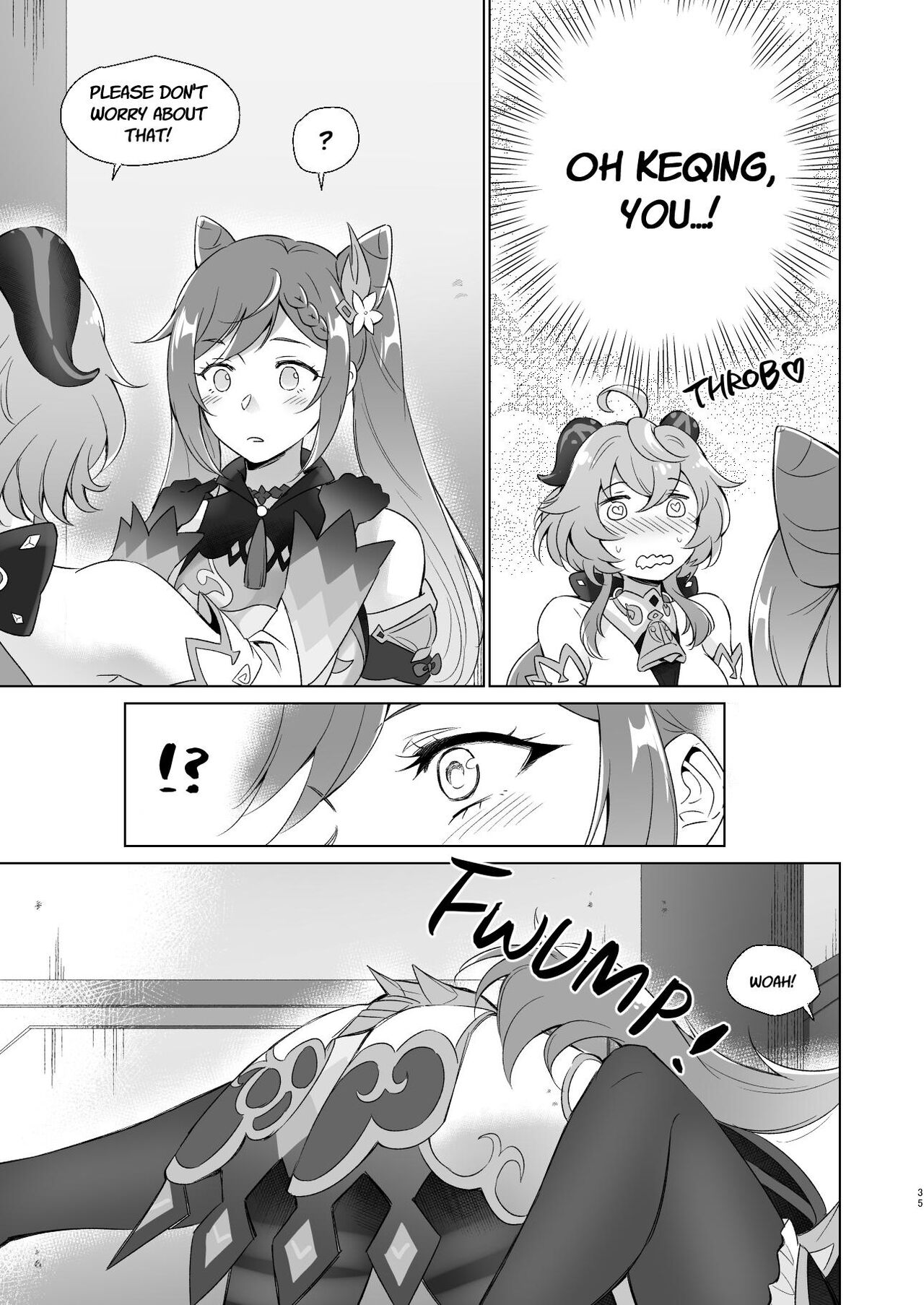 Ganyu to Ecchi ga Shitai! - Sleep with me, Ganyu page 34