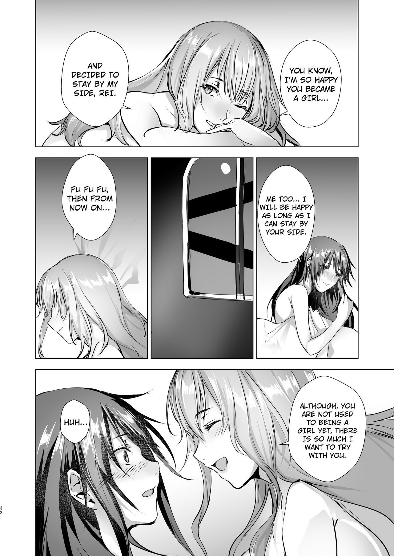 Gekkoutou no Yume - Nyotaika Douwa ~Danshi Kinsei no Tou~ page 32