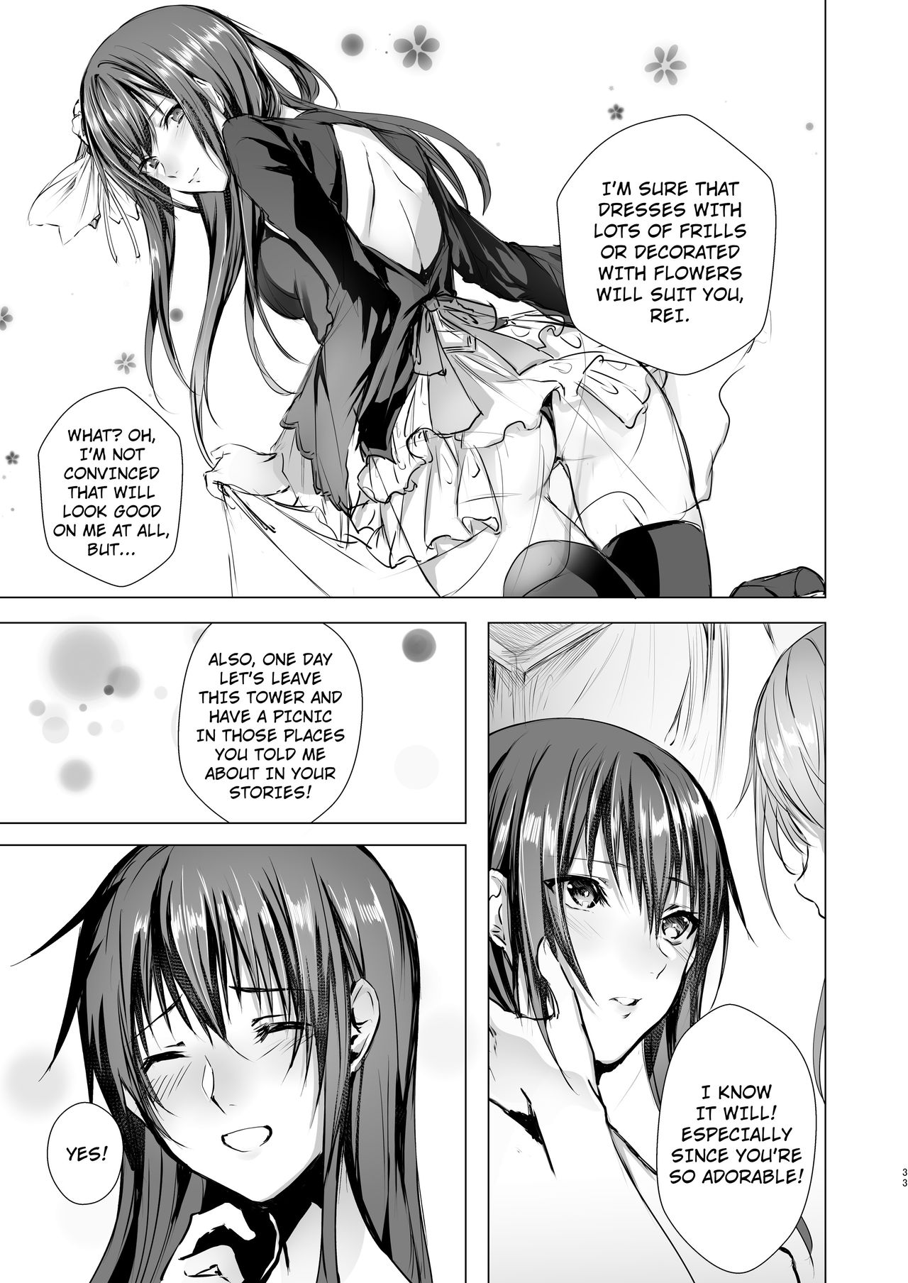 Gekkoutou no Yume - Nyotaika Douwa ~Danshi Kinsei no Tou~ page 33