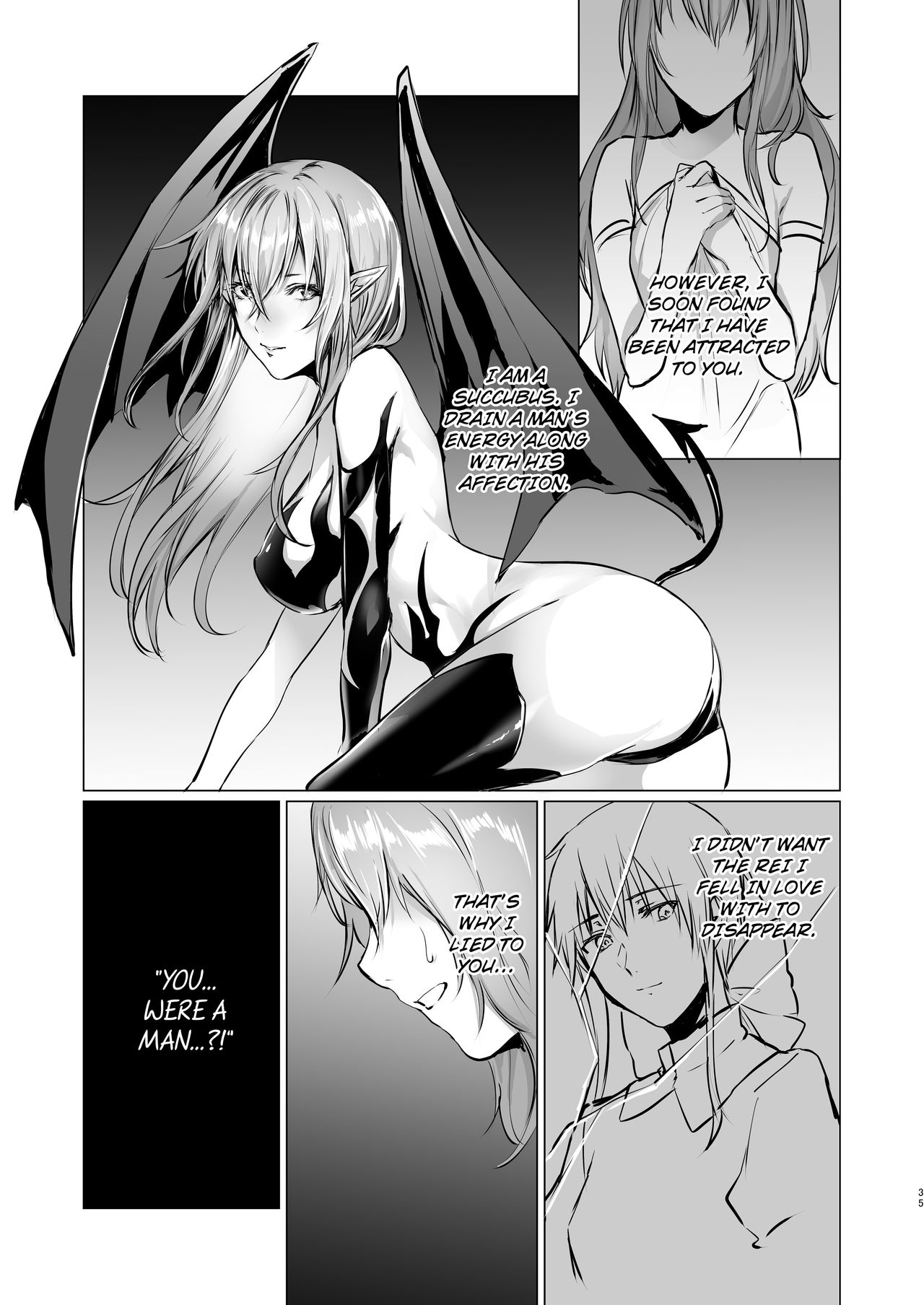 Gekkoutou no Yume - Nyotaika Douwa ~Danshi Kinsei no Tou~ page 35