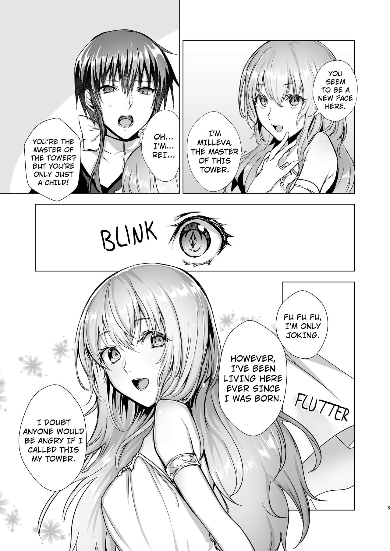 Gekkoutou no Yume - Nyotaika Douwa ~Danshi Kinsei no Tou~ page 5