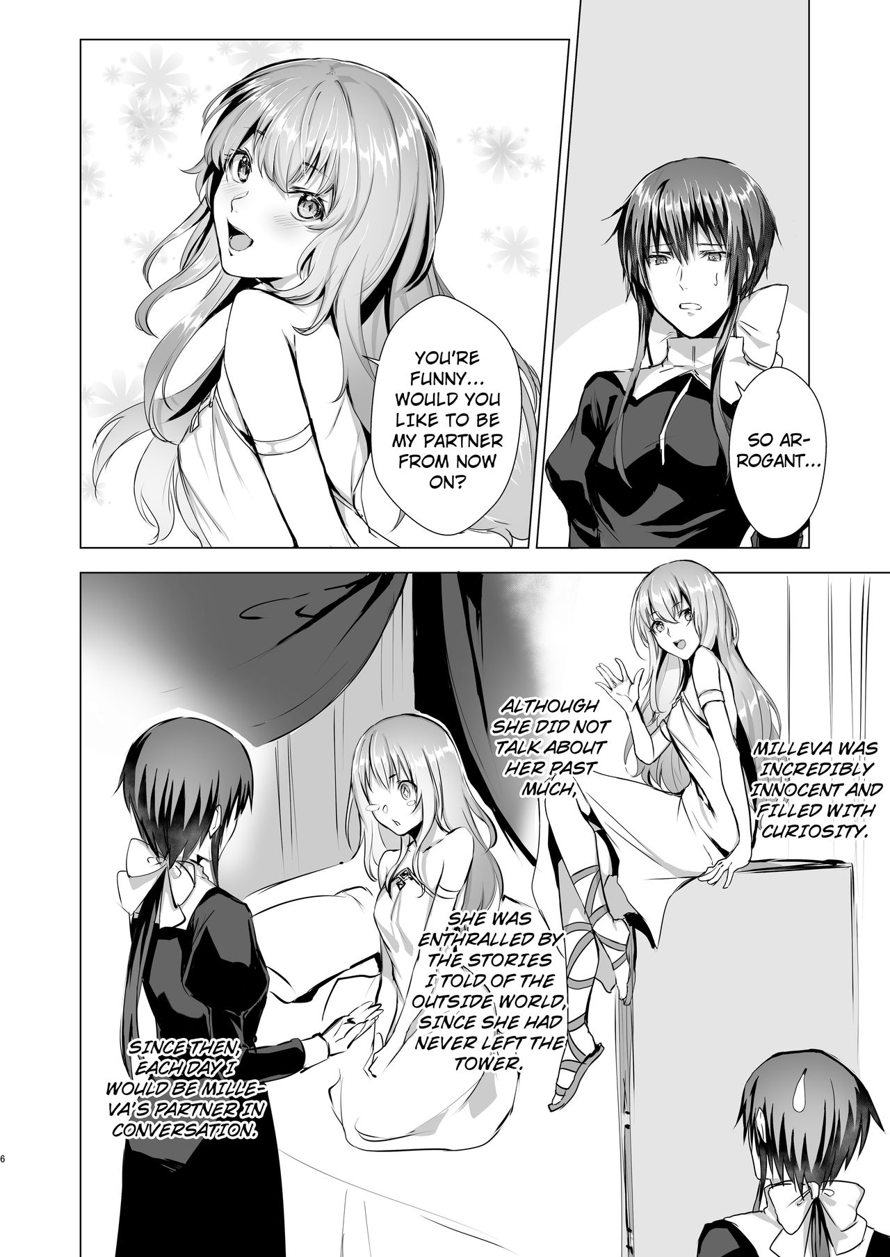 Gekkoutou no Yume - Nyotaika Douwa ~Danshi Kinsei no Tou~ page 6