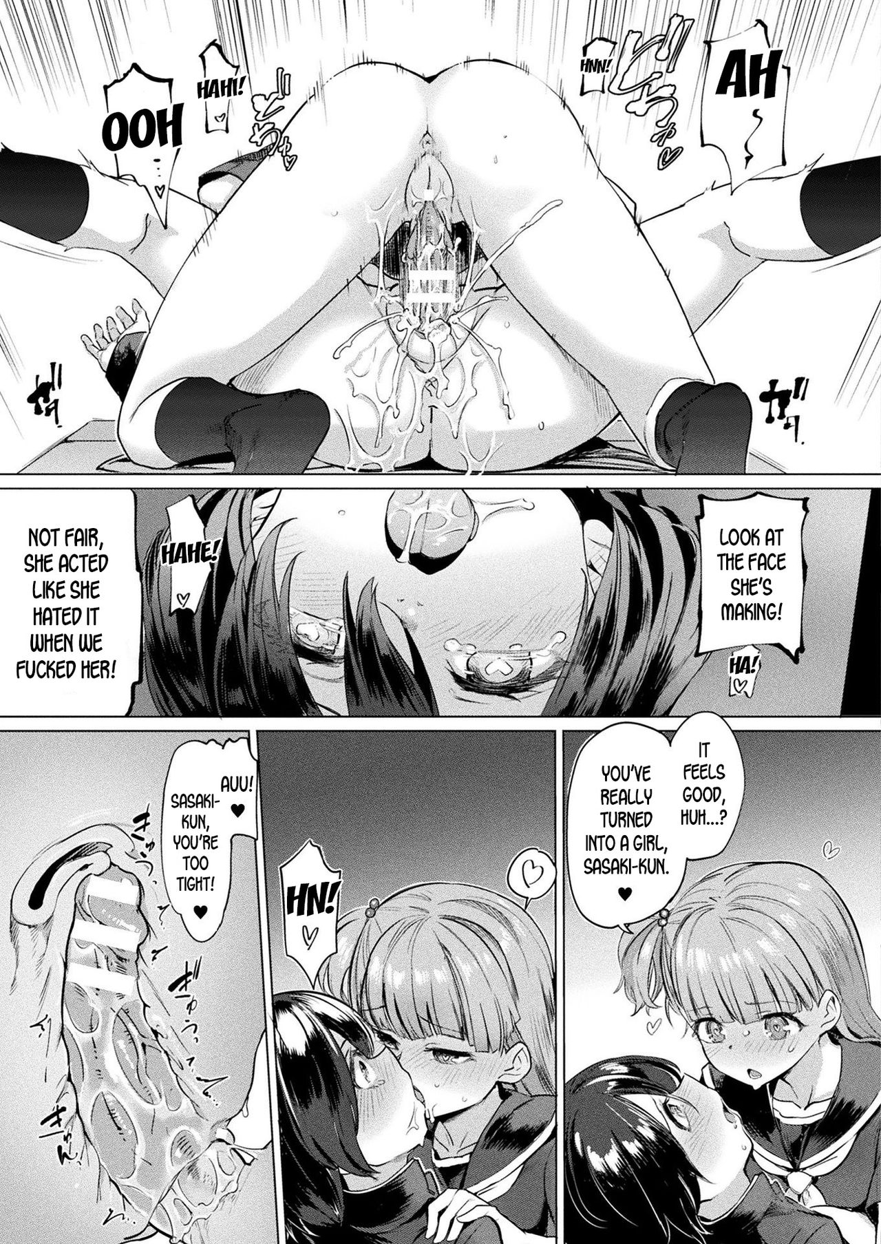 Gender Bender Gangbang Sperm Milking part 2 page 3