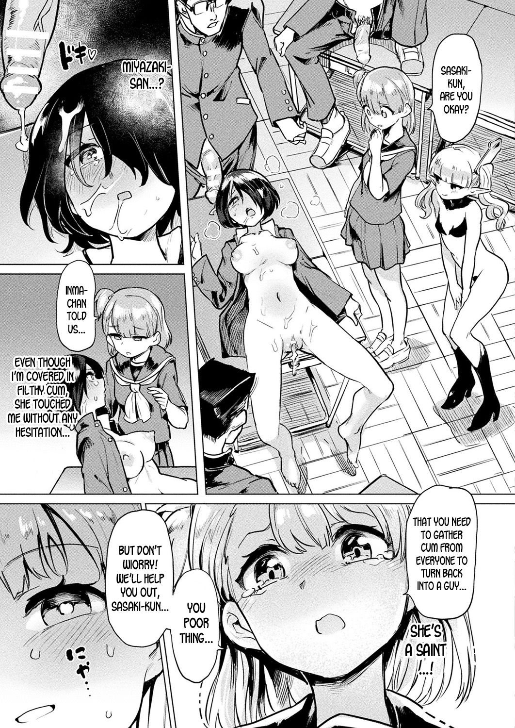 Gender Bender Gangbang Sperm Milking part1 page 15