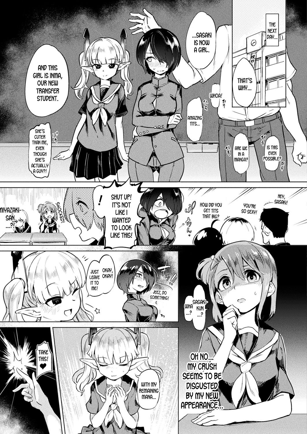 Gender Bender Gangbang Sperm Milking part1 page 3
