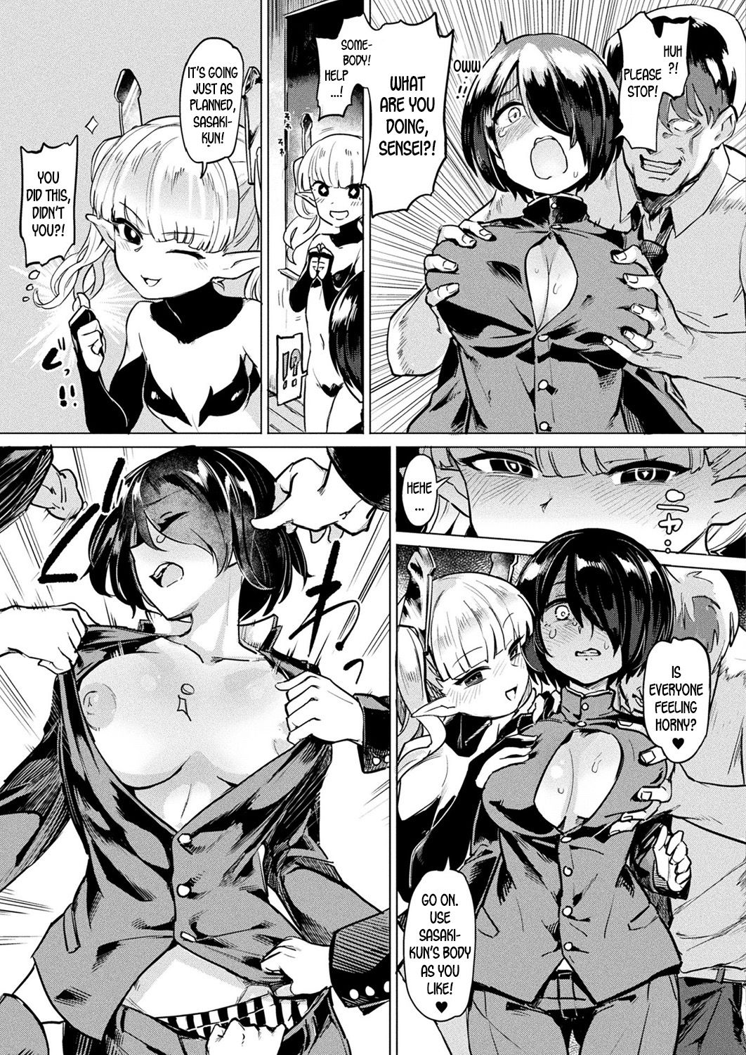 Gender Bender Gangbang Sperm Milking part1 page 5