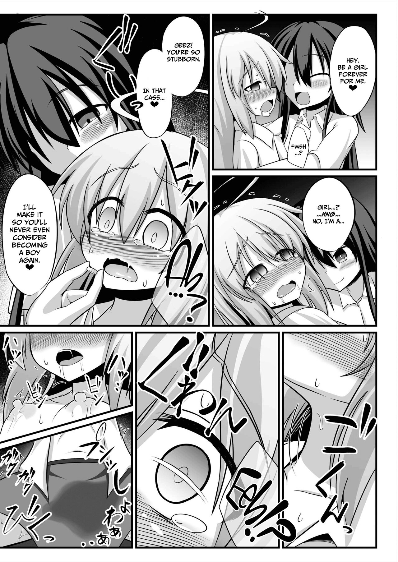 Genderbent Descent Into Sluthood ~Turning Into A Girl From Lovey-Dovey Lesbian Sex~ page 14