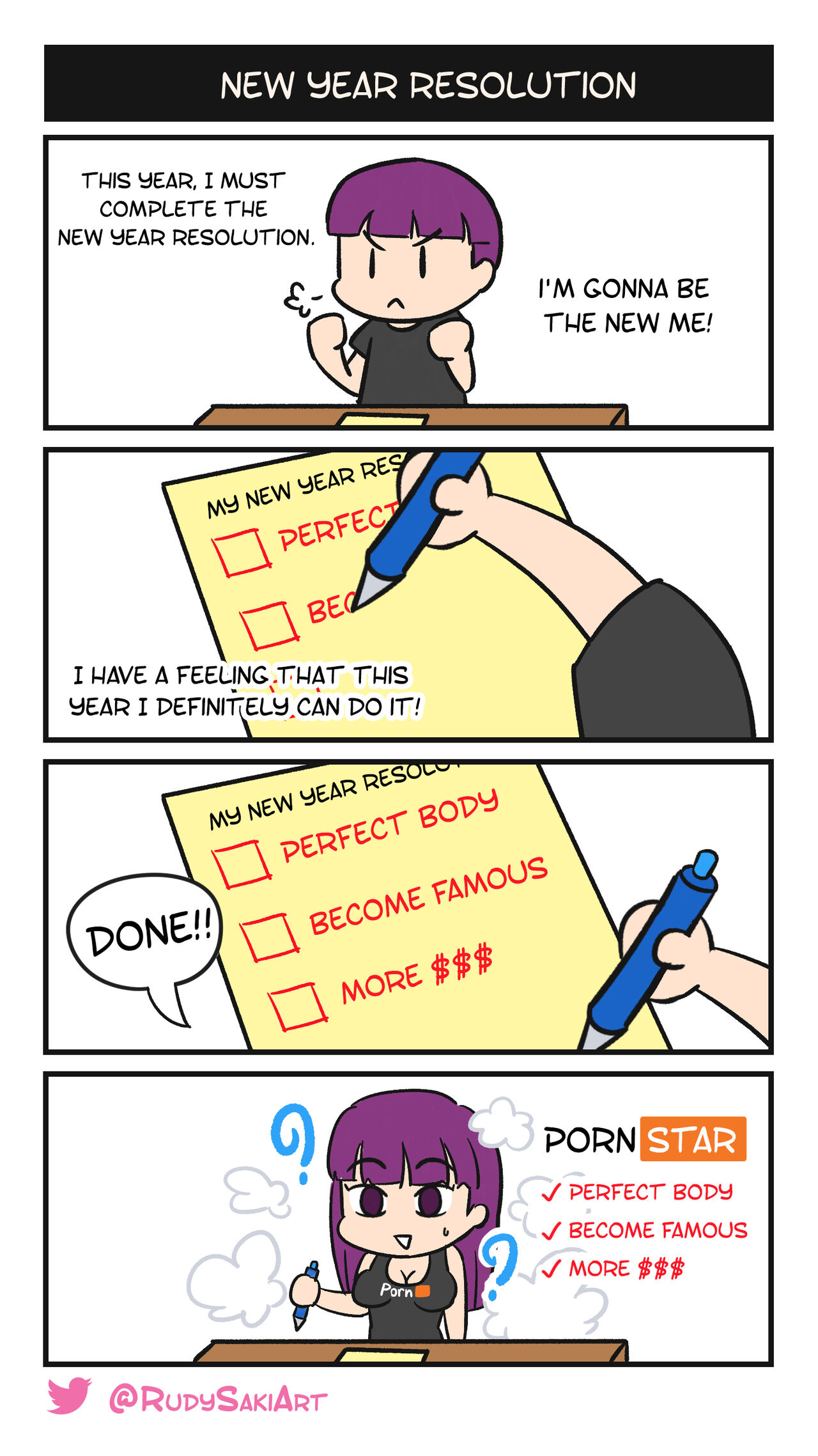 Genderbent Gag Comic page 1