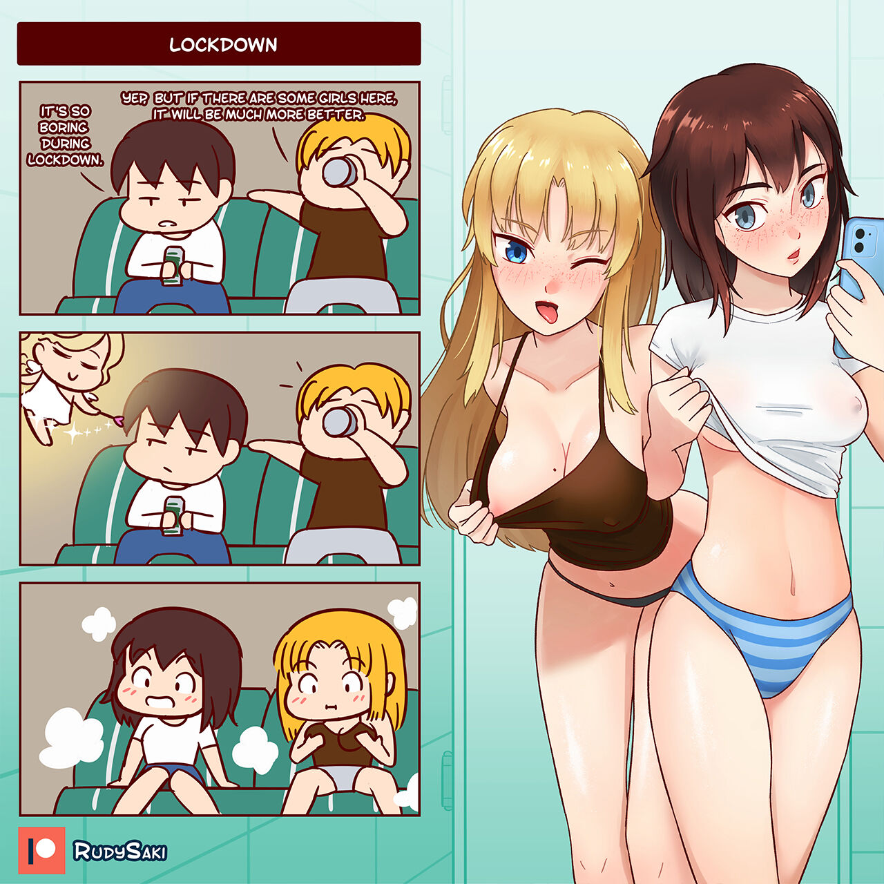 Genderbent Gag Comic page 15