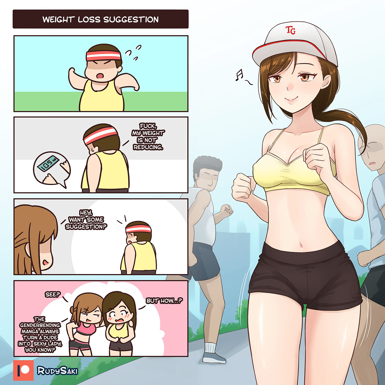 Genderbent Gag Comic page 28
