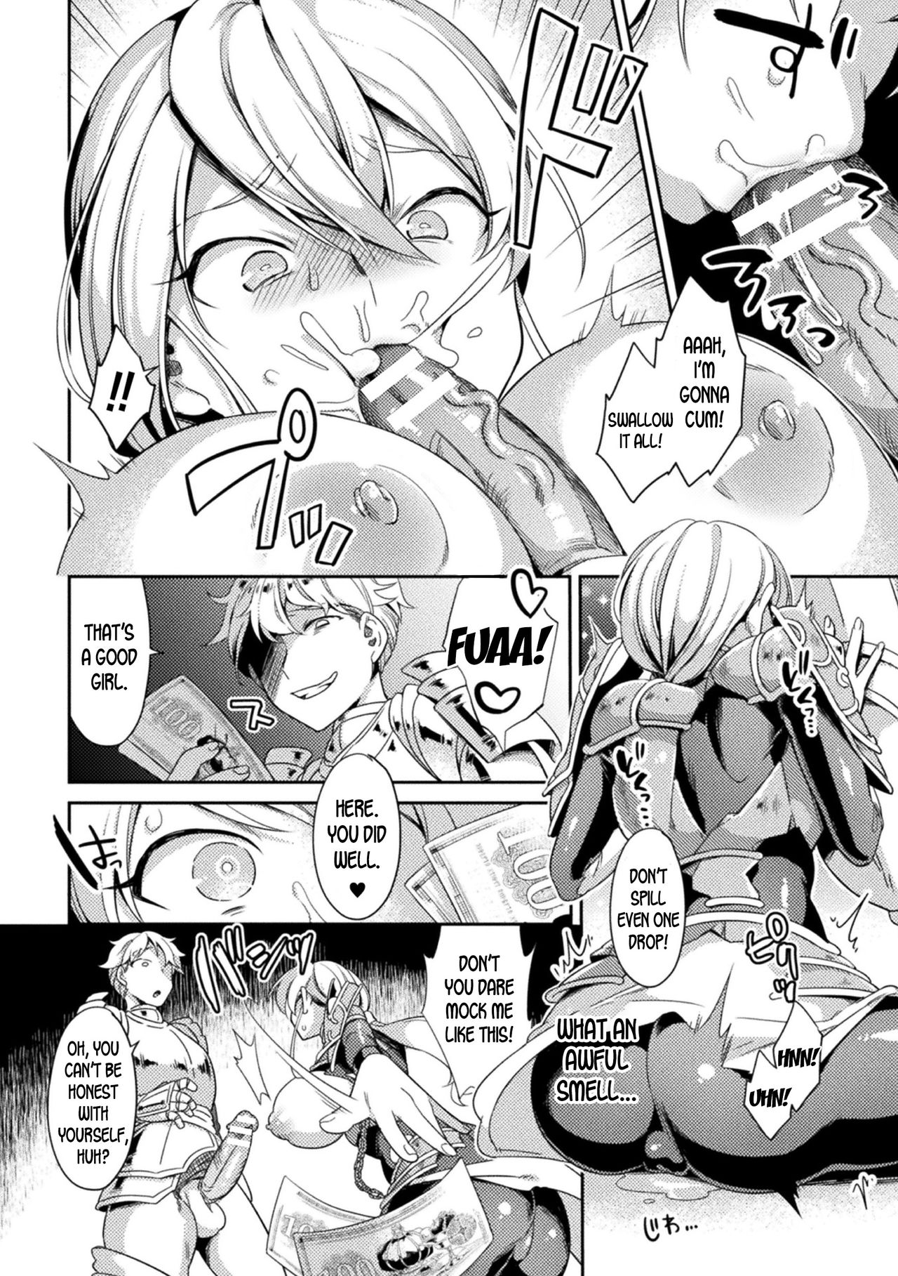 Genderbent Knight Raul, the Fallen Whore ~ He couldn't win against money and cocks page 6