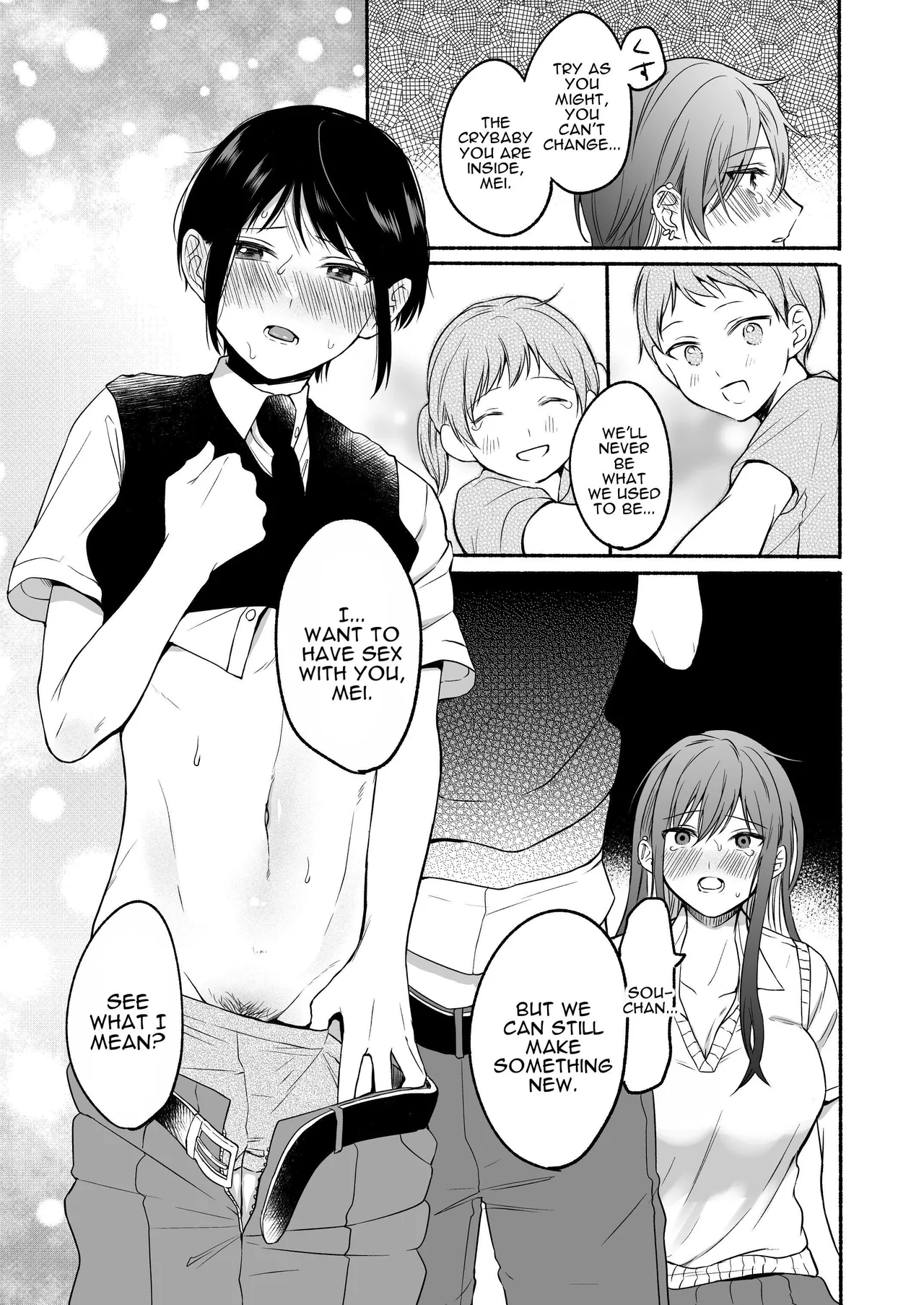 Genital Swap 2 ~even if we cannot return to being friends~ page 38