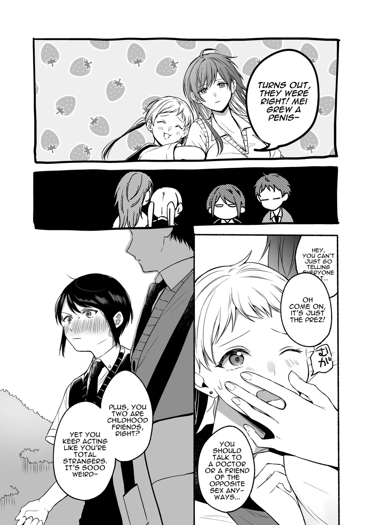 Genital Swap 2 ~even if we cannot return to being friends~ page 7