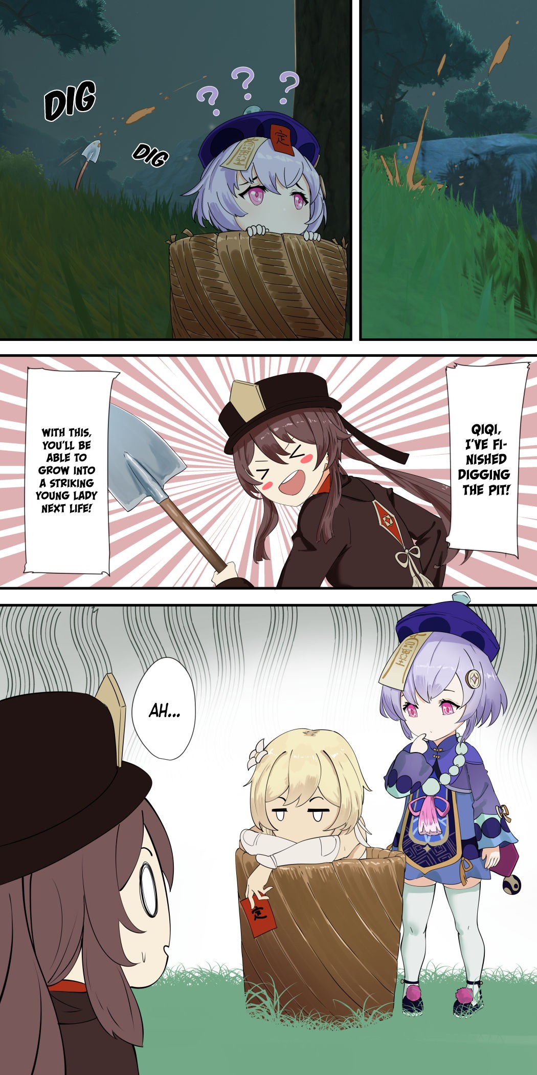 Genshin Impact - Hu Tao's Calvary page 1