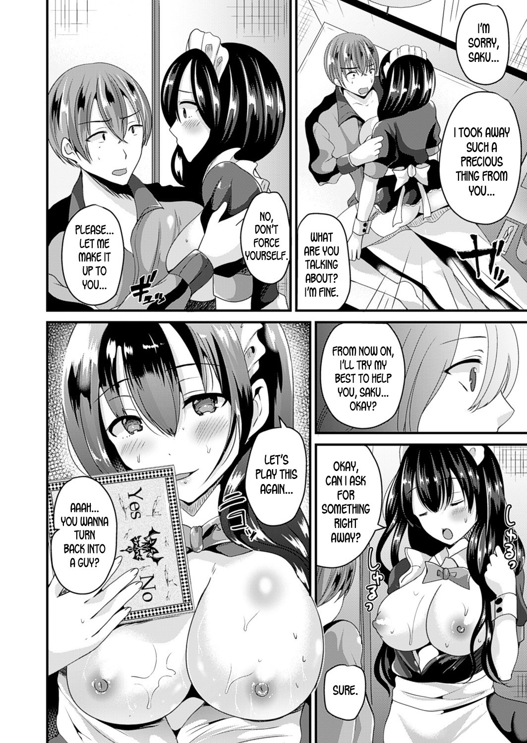 Get cursed by the ouija board and turn into a girl! page 16