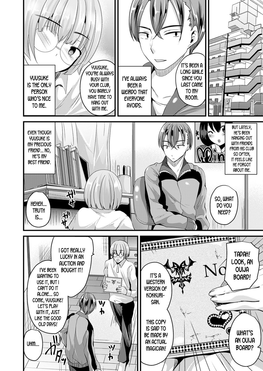 Get cursed by the ouija board and turn into a girl! page 2