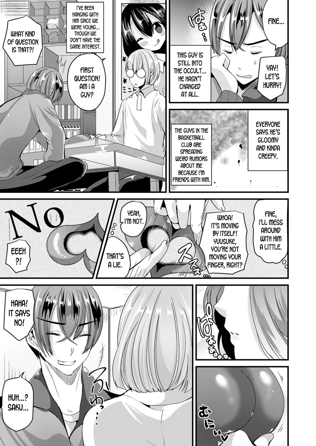 Get cursed by the ouija board and turn into a girl! page 3