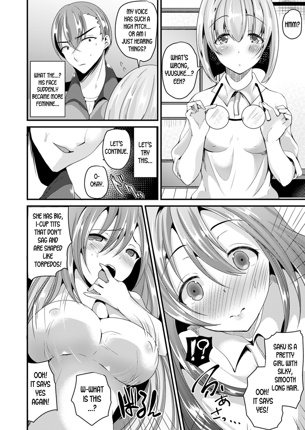Get cursed by the ouija board and turn into a girl! page 4