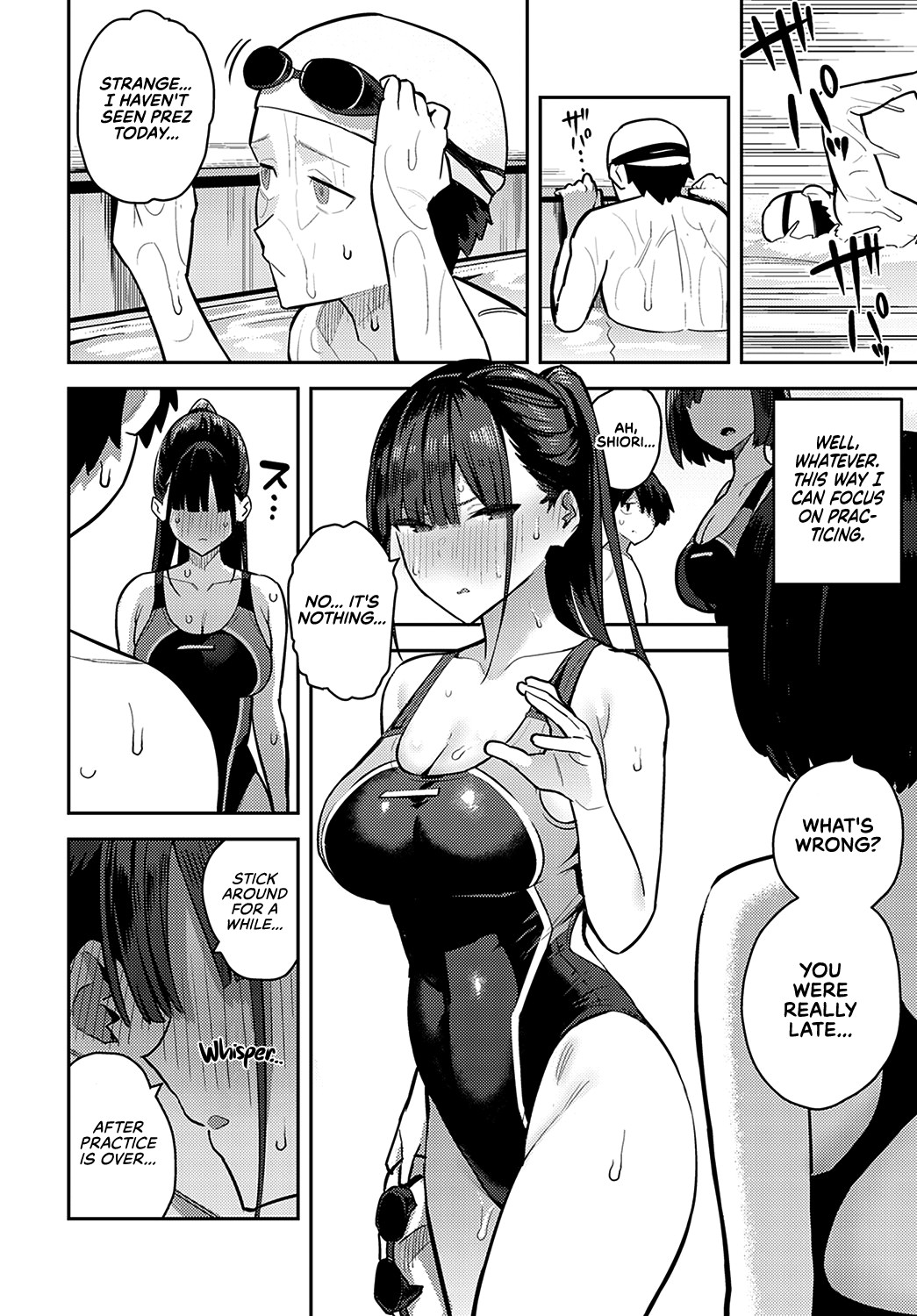 Getting Jerked off by the Swimming Club Senpai page 18