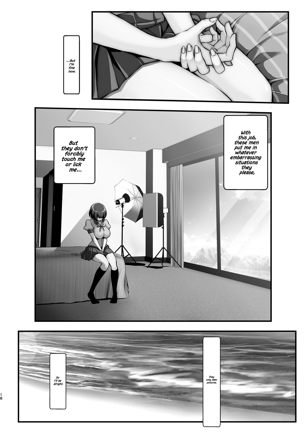 Girl in the Hallway 04 (Bakemonogatari) [English] =White Symphony= page 18