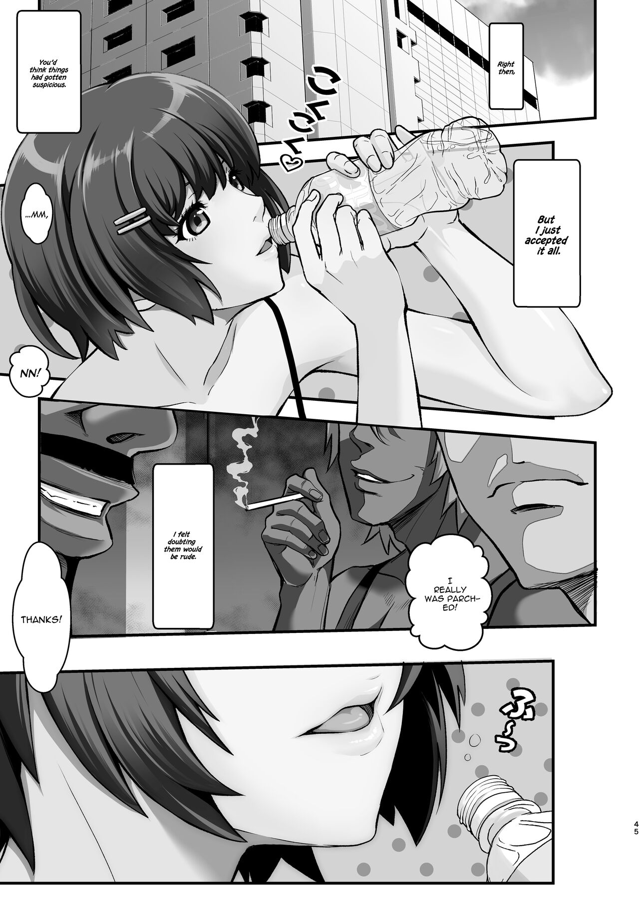 Girl in the Hallway 04 (Bakemonogatari) [English] =White Symphony= page 45