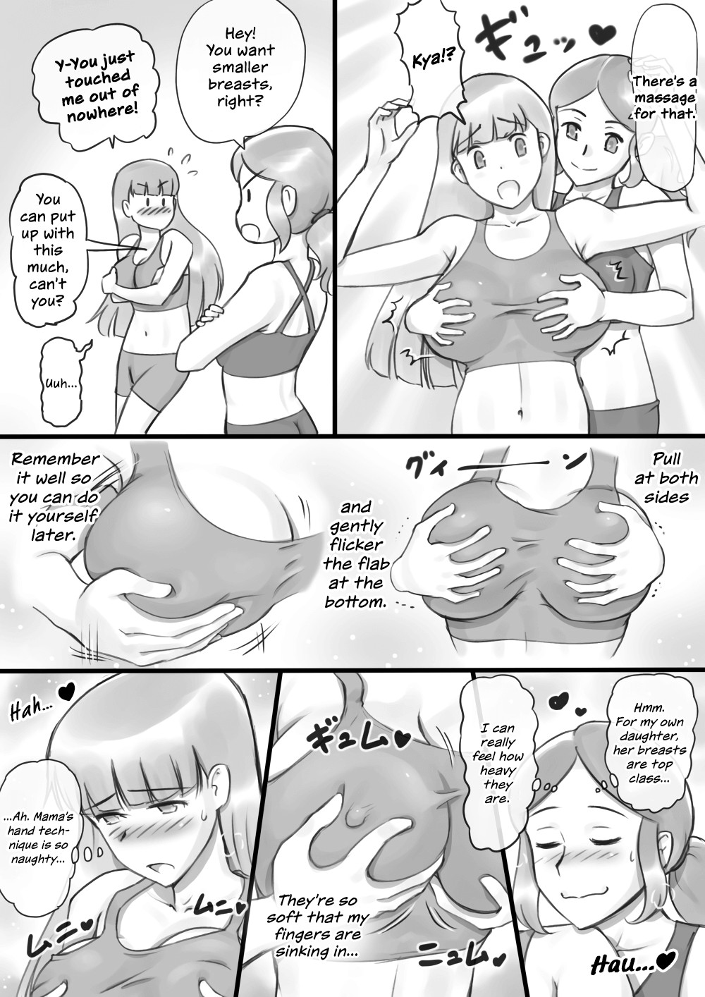 Girl on Mom: Secret Bust Lesson page 9