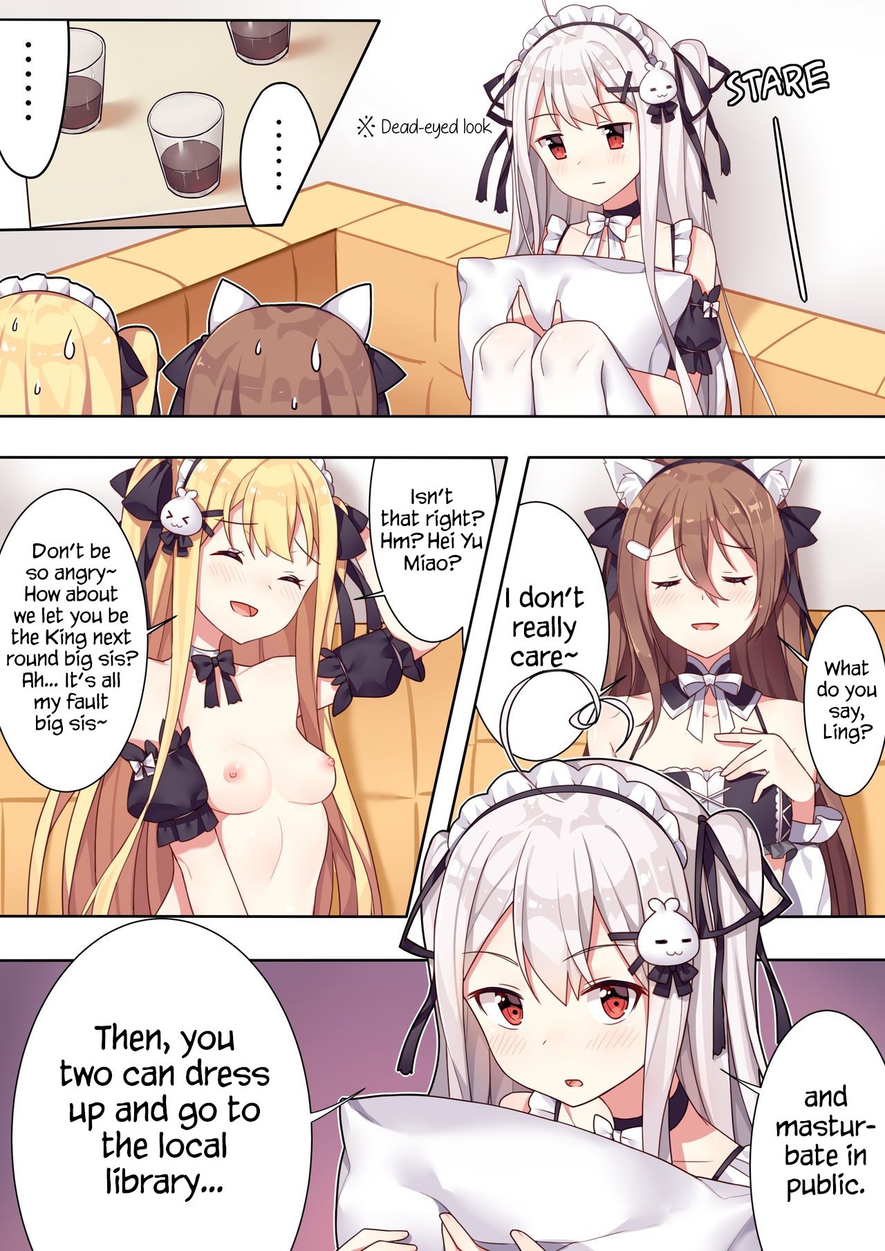 Girls and the King's Tea Party page 12