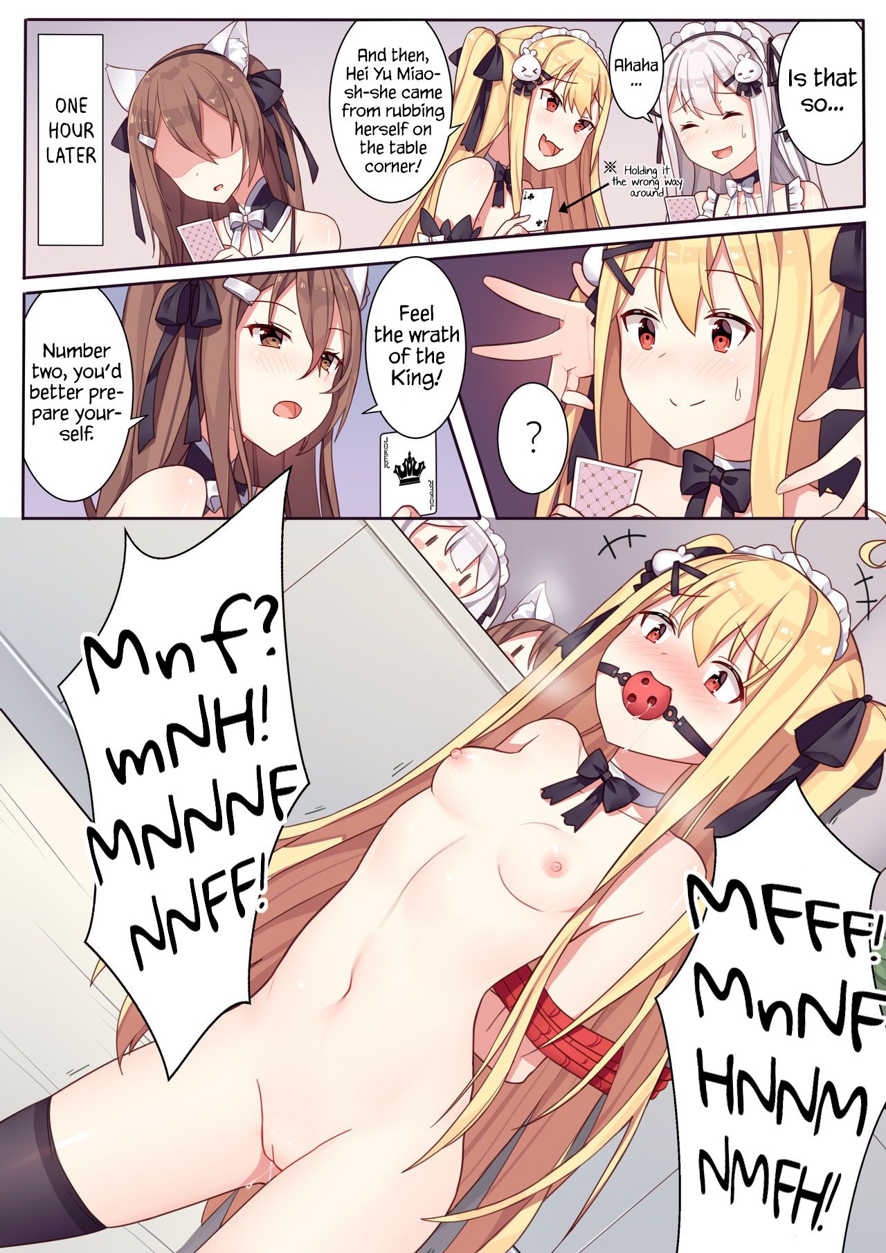 Girls and the King's Tea Party page 17