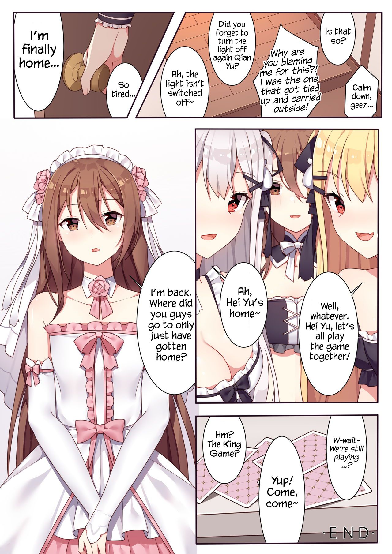 Girls and the King's Tea Party page 20
