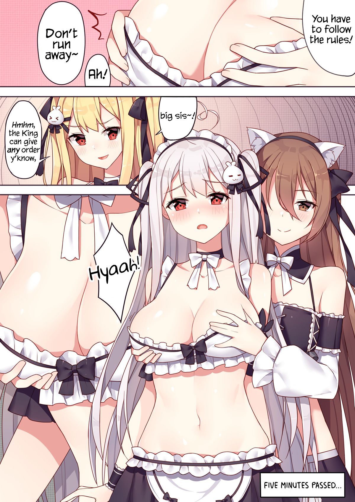 Girls and the King's Tea Party page 3