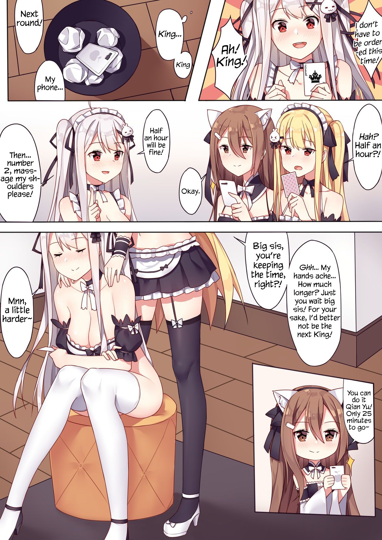 Girls and the King's Tea Party page 6