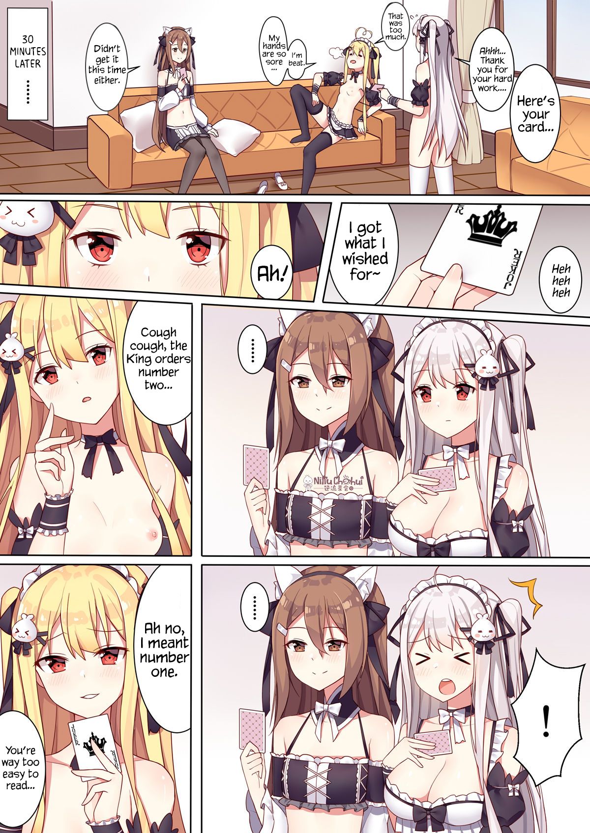 Girls and the King's Tea Party page 7