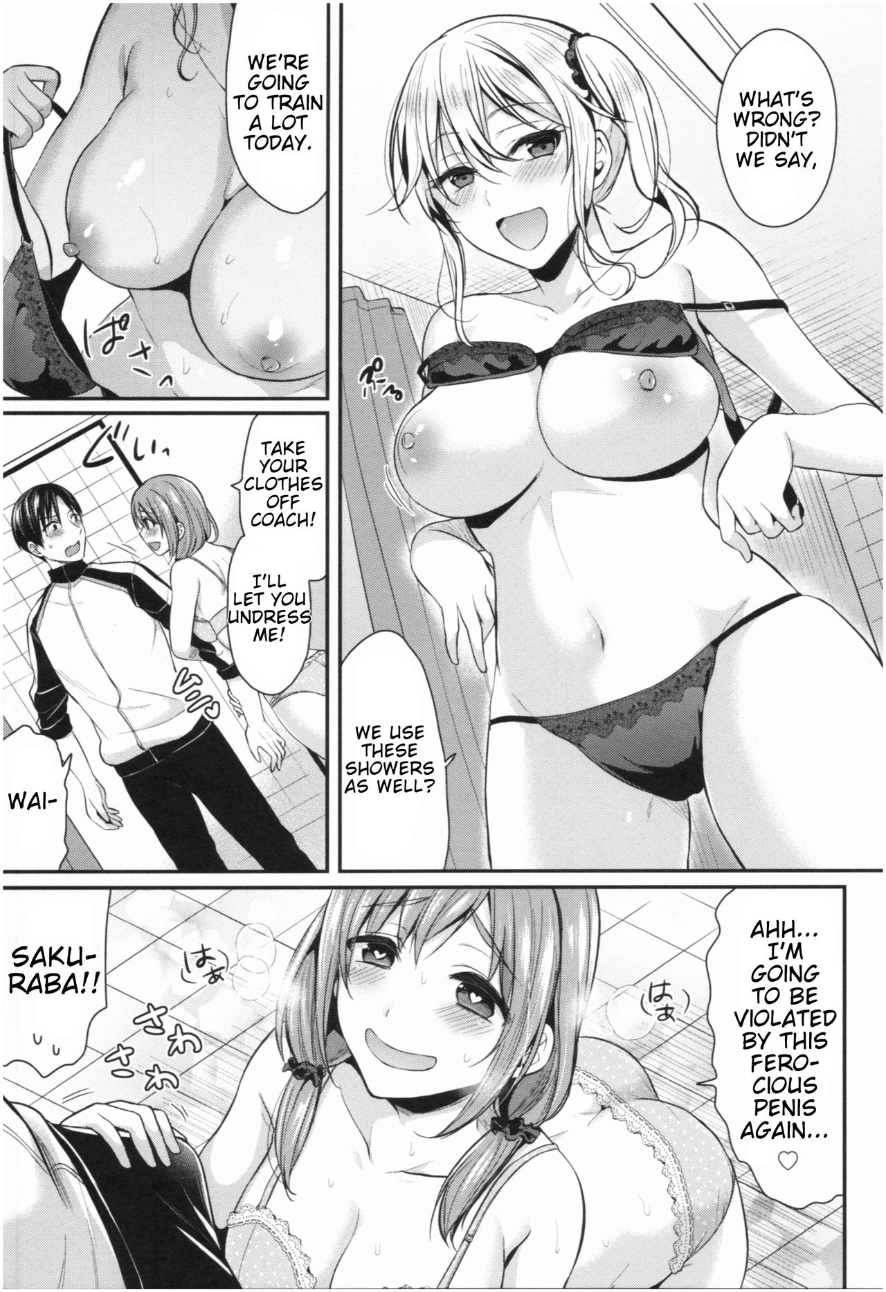Girls' Athletics Club Harem Training Ch. 1-7 page 134