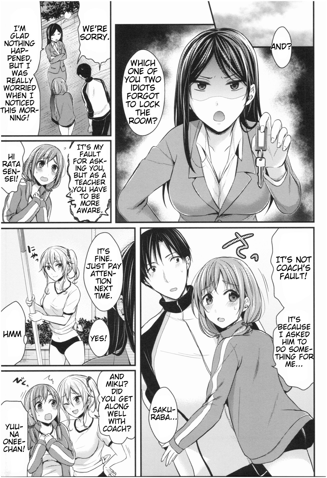 Girls' Athletics Club Harem Training Ch. 1-7 page 54
