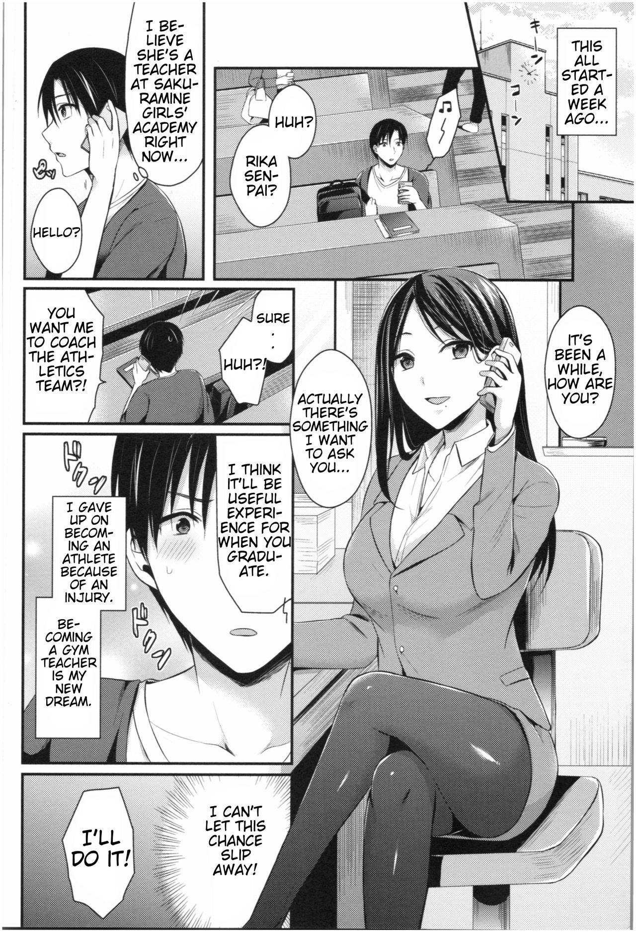 Girls' Athletics Club Harem Training Ch. 1-7 page 6