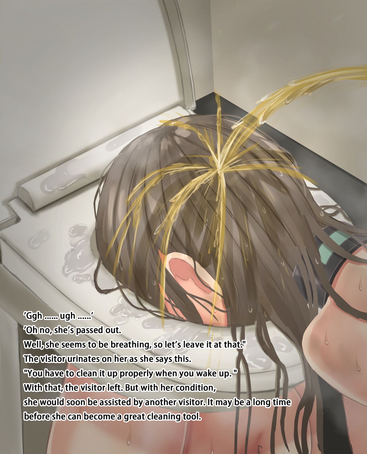 Girls Exhibition Hall: Attendants, Bathrooms, Punishment Cell, and Wall of Female Genitalia page 105