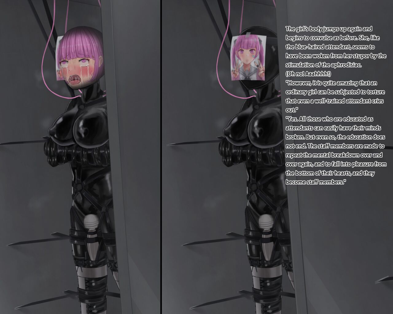 Girls Exhibition Hall: Attendants, Bathrooms, Punishment Cell, and Wall of Female Genitalia page 126