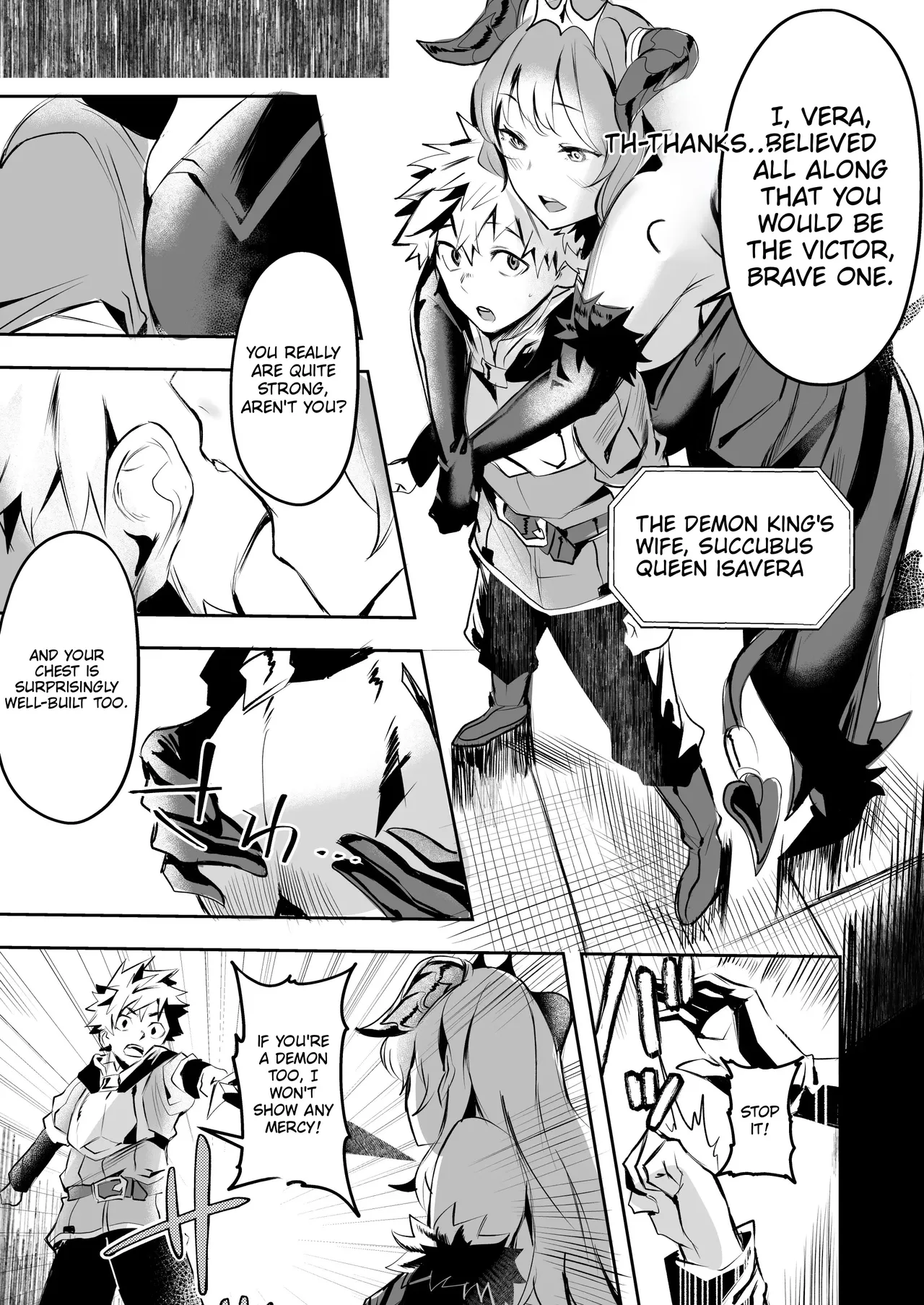 Give It All to Succubus Mommy, Hero-sama page 3