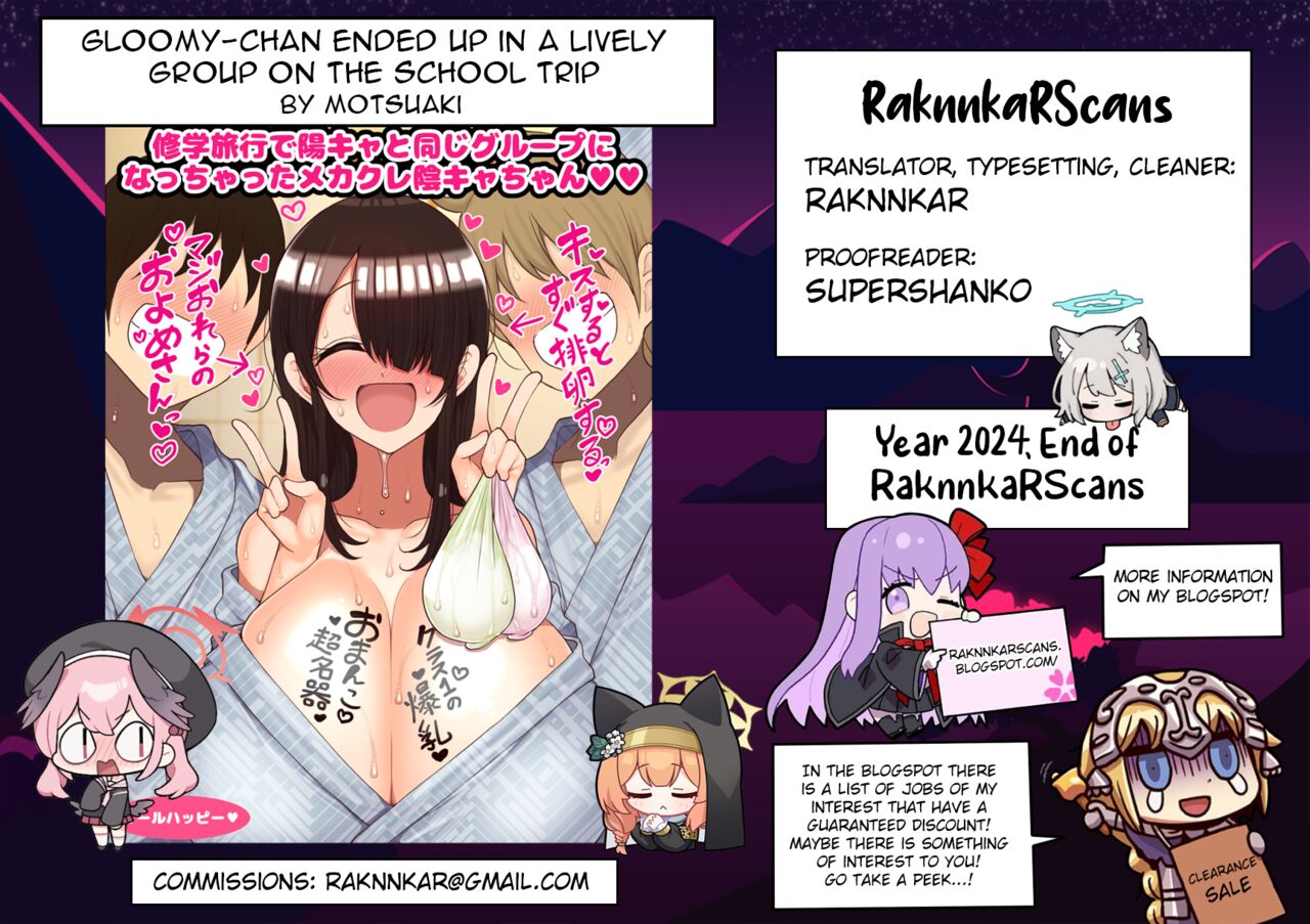 Gloomy-chan Ended Up in a Lively Group on the School Trip page 56