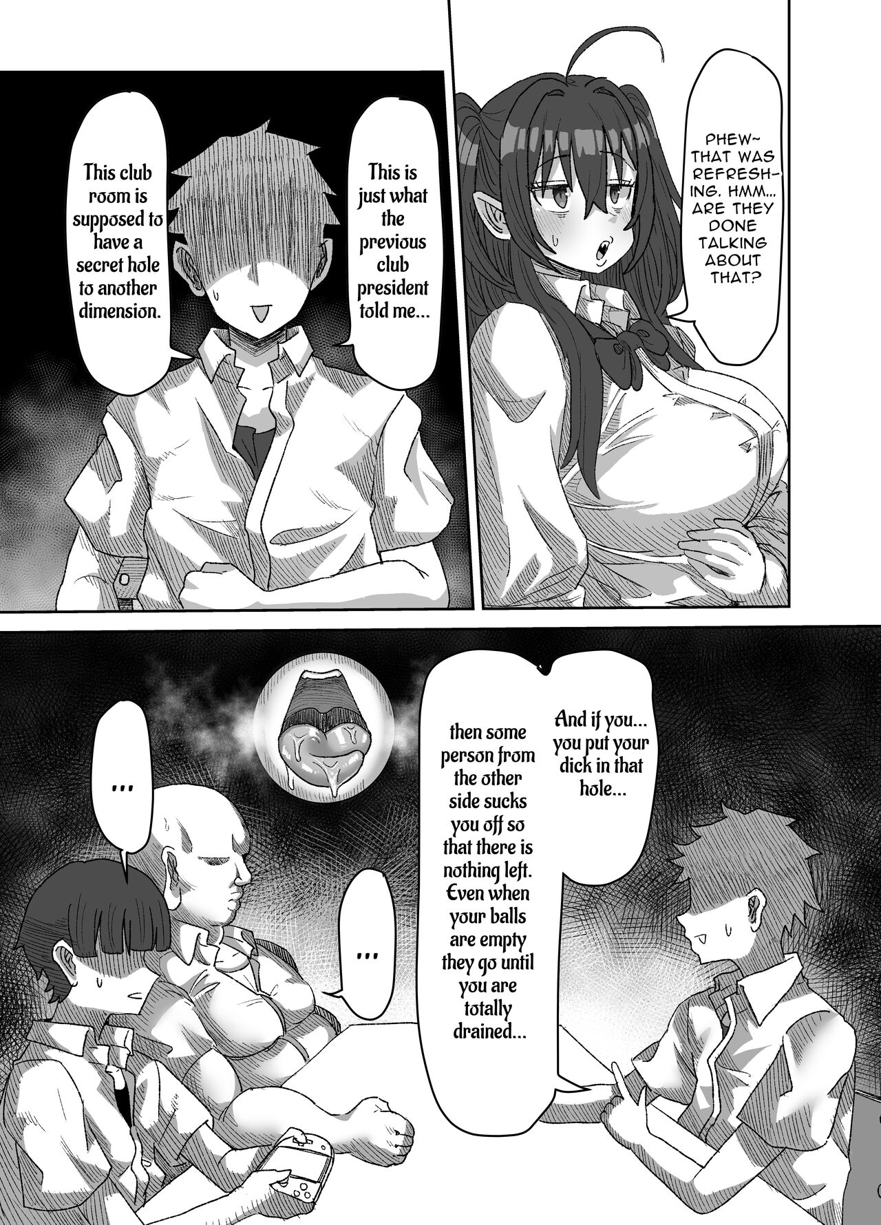 Gloomy Succubus ~glory hole connected to another dimension~ page 9