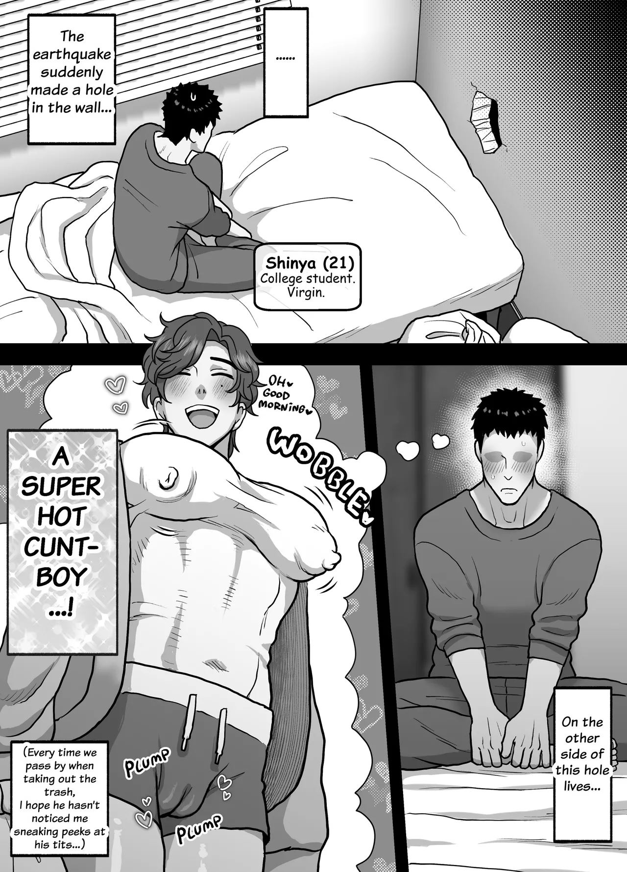 Gloryhole Sex with the Cuntboy Neighbor page 6