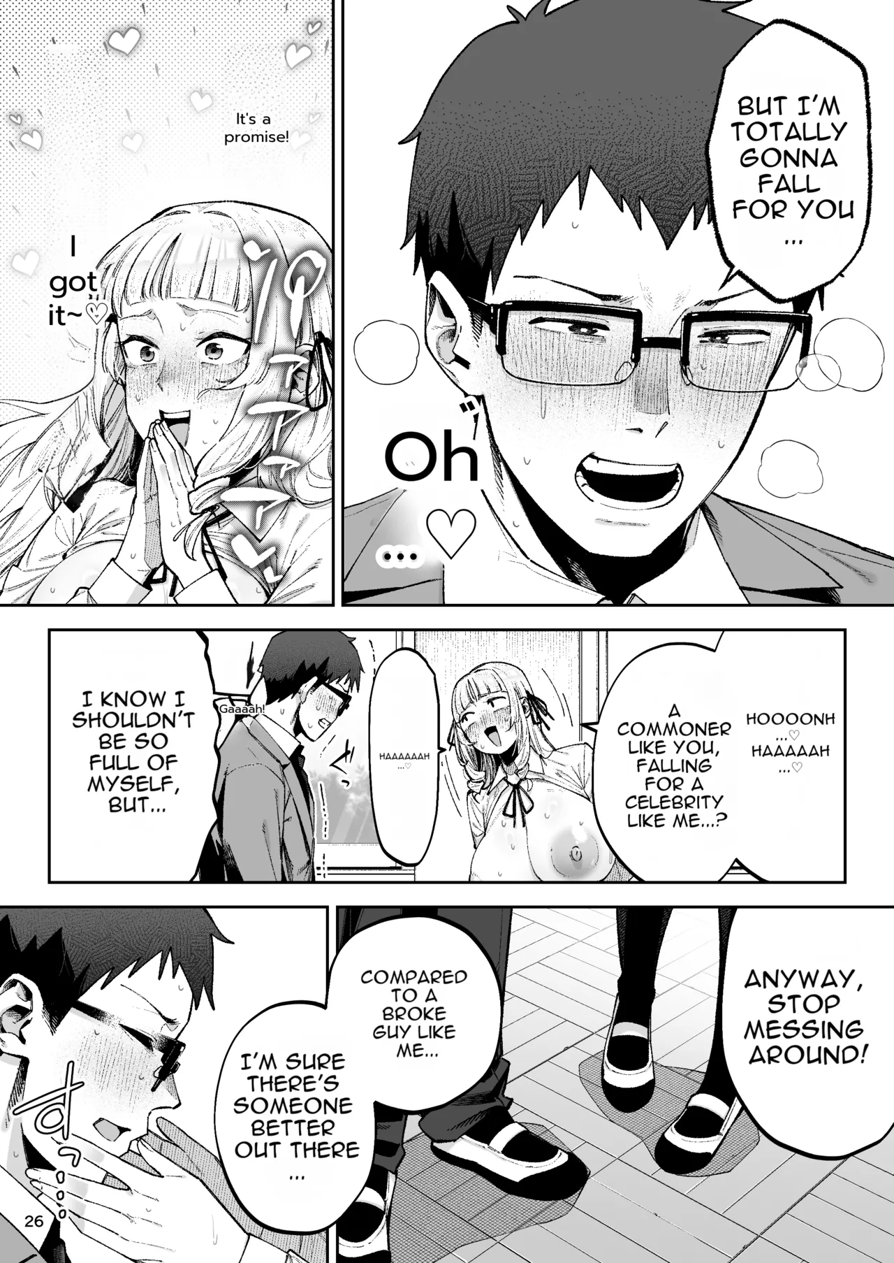 Go For It, You Horny Idiot Rich Girl! ~It's Only Natural That a Socialite Like Me Would Have Her Way With a Well-Endowed Commoner!~ page 27