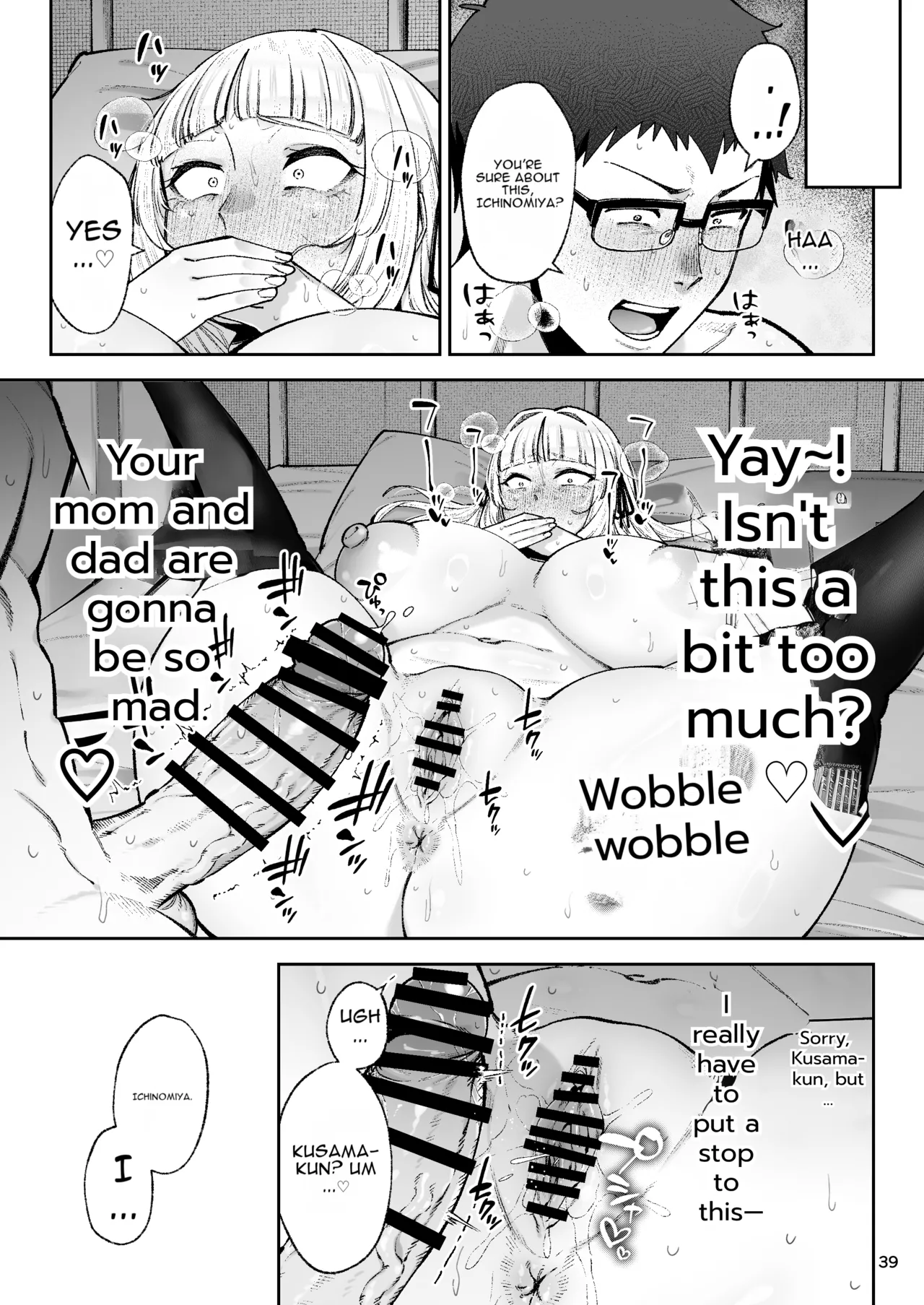 Go For It, You Horny Idiot Rich Girl! ~It's Only Natural That a Socialite Like Me Would Have Her Way With a Well-Endowed Commoner!~ page 40