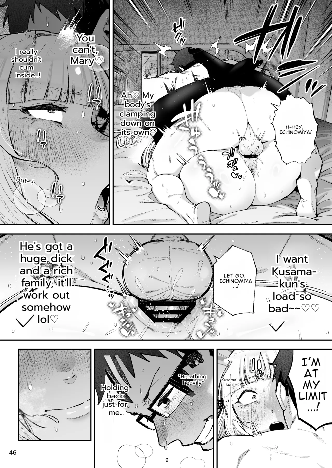 Go For It, You Horny Idiot Rich Girl! ~It's Only Natural That a Socialite Like Me Would Have Her Way With a Well-Endowed Commoner!~ page 47