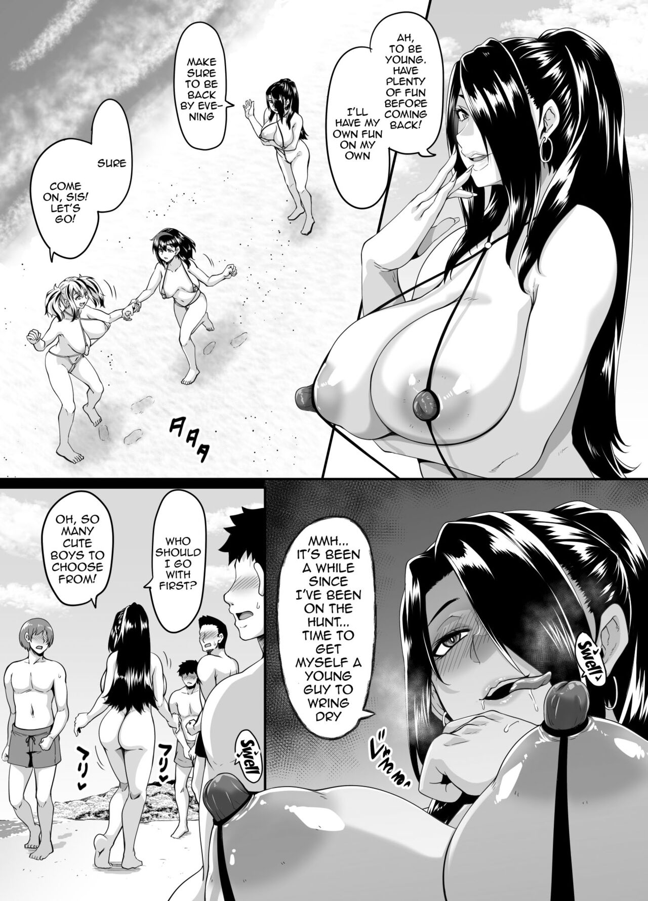 Going On a Family Vacation To The Beach Turns To Casual sex ~Onee-chan Edition~ page 5