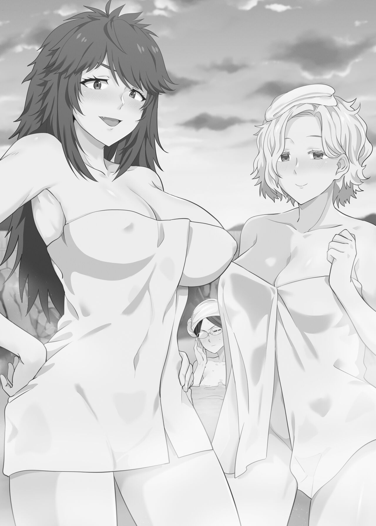 Going On A Hotspring Trip With Tomos Mom And Her Friends! page 2