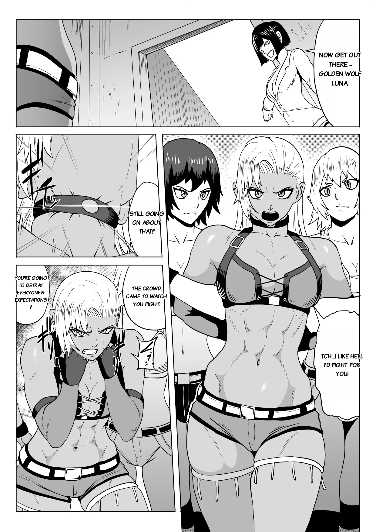 Golden Wolf Luna Kutsujoku ProWres 2 page 8